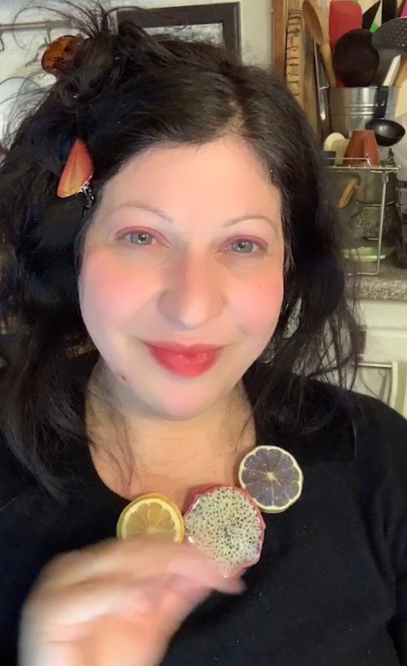 perfect gift fruit barette Real Fruit Hair Clip fruit pin