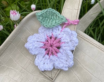 Kirschblüten Häkelmuster: Sakura Flower Art