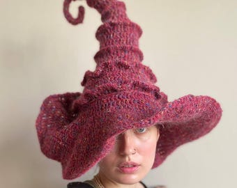 Wizard Hat Crochet Pattern: Witch Costume, LARP, Renaissance Fair (PDF Pattern)