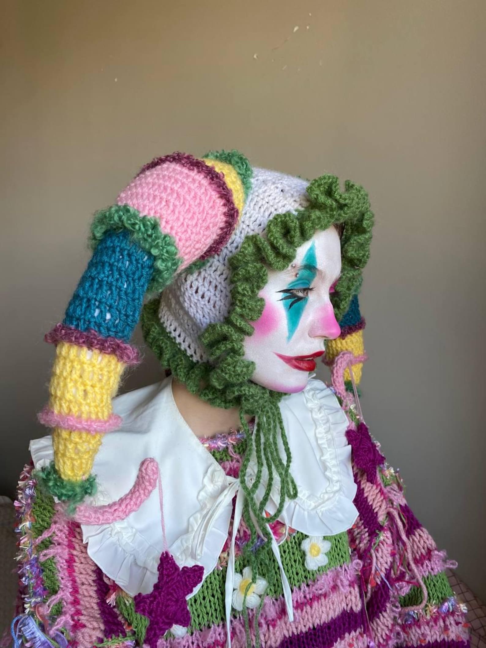 Crochet Jester Hat Pattern: Clowncore Costume (digital Download) - Etsy