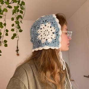 Mönster för virkad mössa i PDF-format: Handstickad vintermössa för vuxna, enkelt stickmönster, varm mössa, julvärdskap