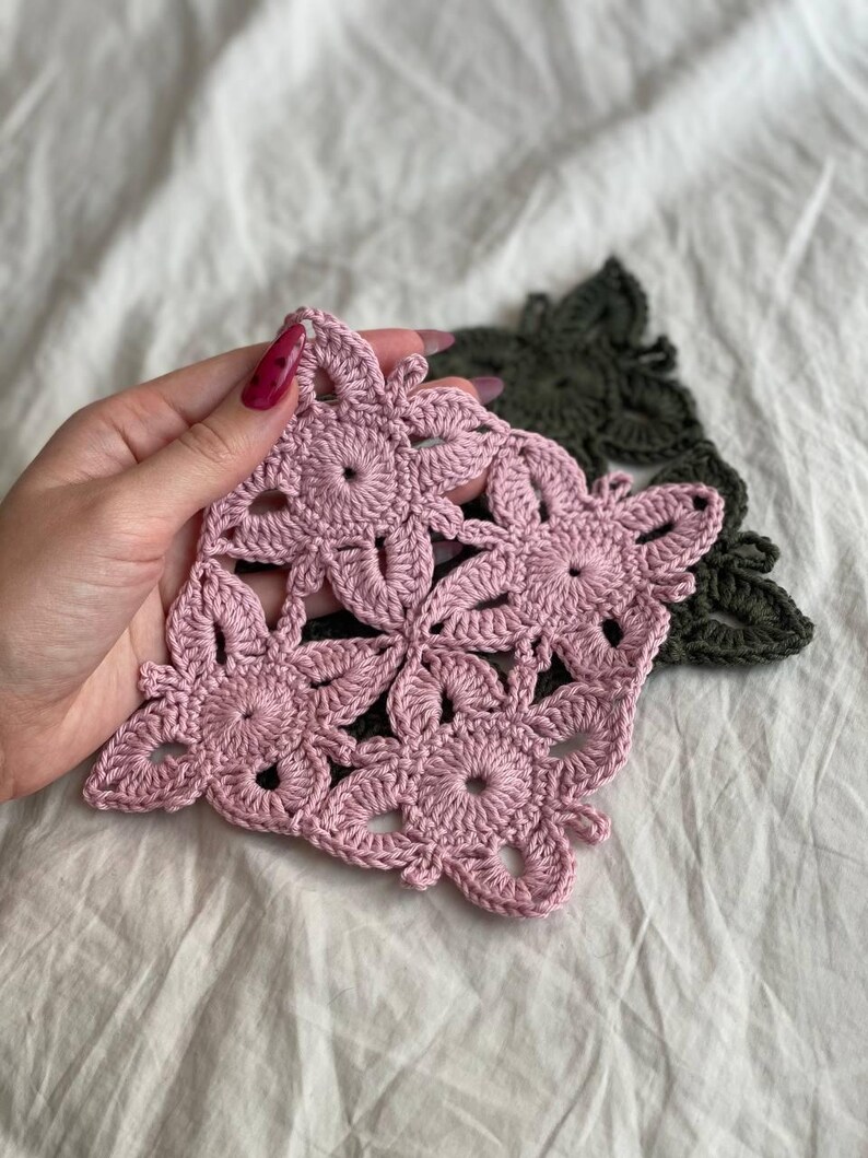 granny square crochet pattern,boho crochet pattern,easy granny square knit, lace modern crochet pattern,begginer step by step crochet motif