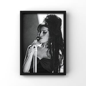 amy winehouse poster,amy winehouse wall art,back to black,iconic wall art,iconic poster,y2k wall art,y2k,amy winehouse,black white poster