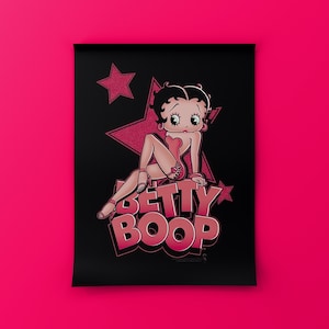 betty boop wall art,betty boop poster,y2k aesthetic poster,y2k wall art,betty boop art,cute printable wall art