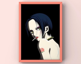 nana osaki poster,nana anime,nana poster,anime wall art,anime poster,nana komatsu,nana hachi,anime art,nana anime poster,digital printable