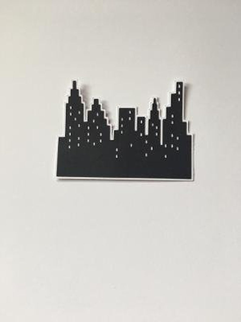 Cityscape New York City Skyline Die Cut Shapes Paper Die Cuts Manhattan, NYC New York Skyline