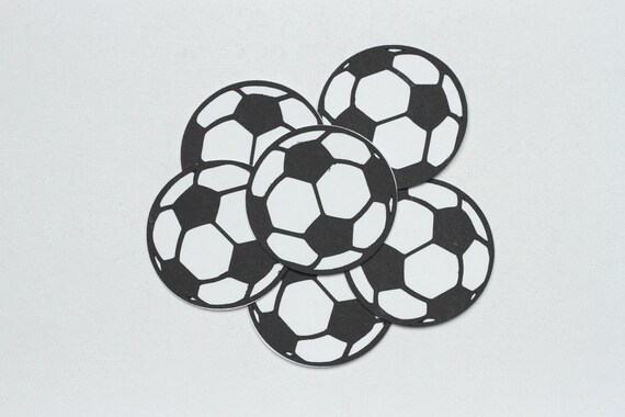 soccer ball die cuts soccer ball die cut soccer ball confetti soccer balls papper soccer balls soccer ball invitations scrapbook supplies soccer ball invitations
