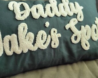 Custom Embroidered Pillow Personalized Gift