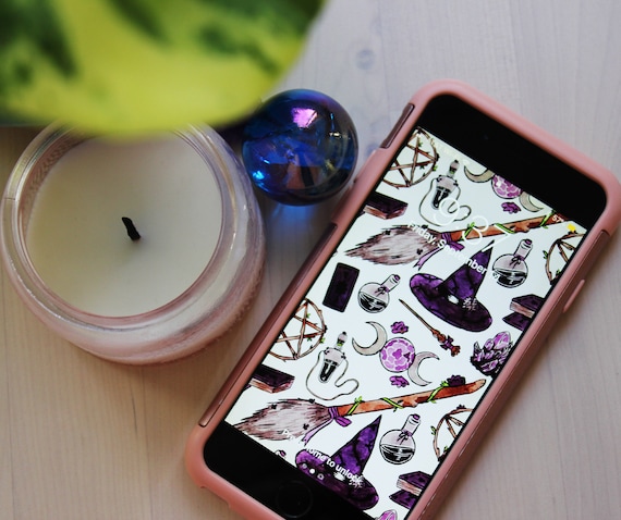 Nature Witch Phone Wallpaper Iphone Android Ipad - Etsy Hong Kong Nature Witch Phone Wallpaper Iphone Android Ipad - Etsy Hong Kong