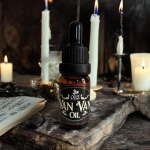 Van Van Oil for Luck Protection Rituals | Spiritual Oil for Cleansing Energy | Hoodoo Voodoo Oil for Abundance & Blessings