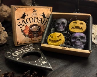 Samhain Wax Melt Set Bring the Scent of Mystery to Your Home I Halloween Wax Melts