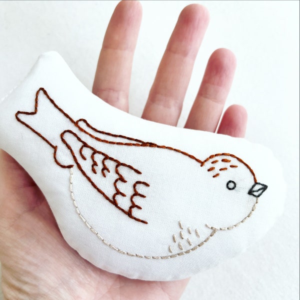 Little Wren Rattle - Soft Bird Baby Toy