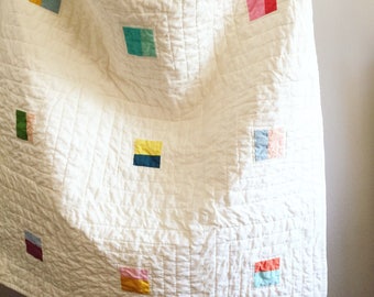 Custom Color Swatch Baby Quilt