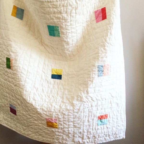 Custom Color Swatch Baby Quilt