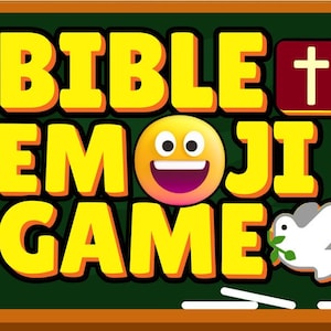 JUEGO VIRTUAL DE LA BIBLIA Juego de PowerPoint Zoom Programa de juegos de rompecabezas Fiesta virtual Noche de juegos de preguntas Juego familiar divertido Juego de emojis bíblicos Fiesta de juegos cristianos
