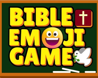 WIRTUALNA GRA BIBLIJNA Gra PowerPoint Zoom Puzzle Game Show Wirtualna impreza Quiz Wieczór gier Zabawa Gra rodzinna Gra Biblijna Emoji Gra Chrześcijańska impreza