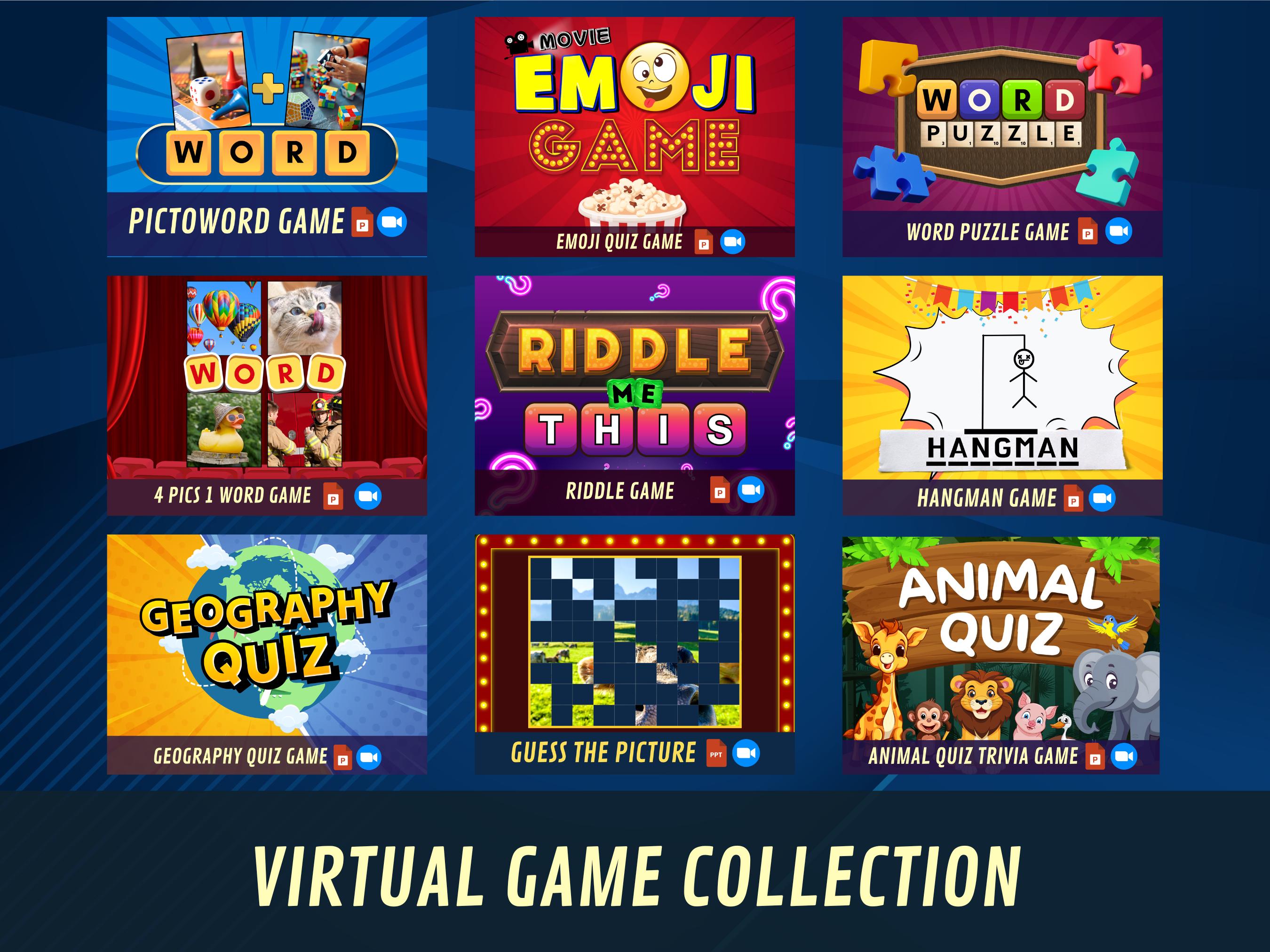 VIRTUAL PARTY GAME Powerpoint Game Show Word Chain Reaction Quiz Game Night  Family Game Interactive Kids Game Zoom Game Fun Online Party - Etsy  Australia