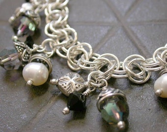 Tutorial - Orbital Chain Maille Charm Bracelet - Tutorial Only - Instant Download