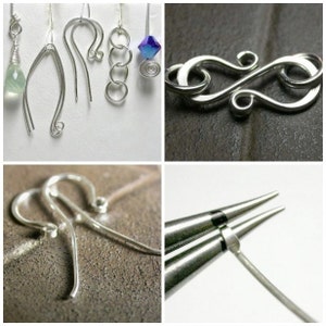 Tutorial - Basic Wire Jewelry Findings - Instant Download