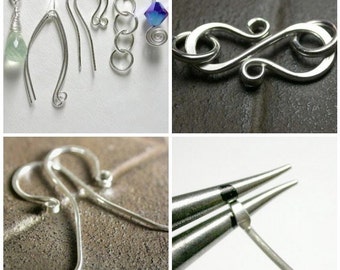 Tutorial - Basic Wire Jewelry Findings - Instant Download