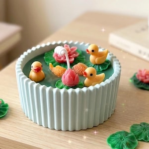 Ducklings Soy Candle Gift Set, Fresh Flower Scent
