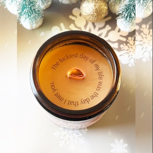 Personalized Message Candle Unique Gift Hidden Message Candle Home Decor Secret Message Candle Customized Candle Gift for Her