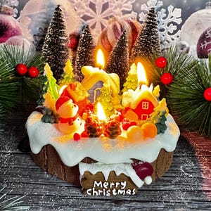 Christmas Winter Candle Christmas Decor Winter Village Soy Candle Gift Home Decor Christmas Gift Candle