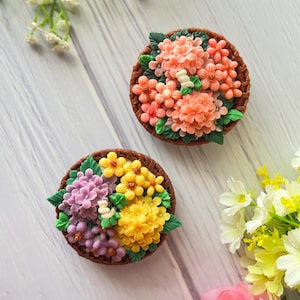 Floral Candles Gift Soy Wax Handmade Scented Candle Flower Unique Gift for Her Birthday Gift Home Decor Cherry Blossom Candle