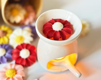 Daisy Wax Melts: Natural Soy Wax, English Garden Scent