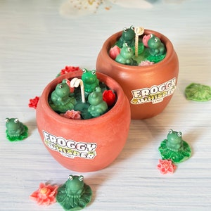 Froggy Whisper Candle Unique Candle Gift Soy Frog Candle Gift for Her Home Decor