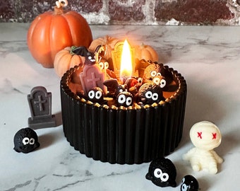 Cute Halloween Candle Spooky Candle Halloween Decor Modern Candle Unique Gift Autumn Candle Home Decor