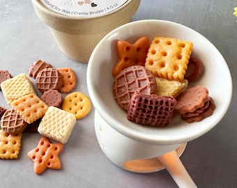 Mini Cookie Soy Wax Melts: Dessert Aroma, Gift for Her