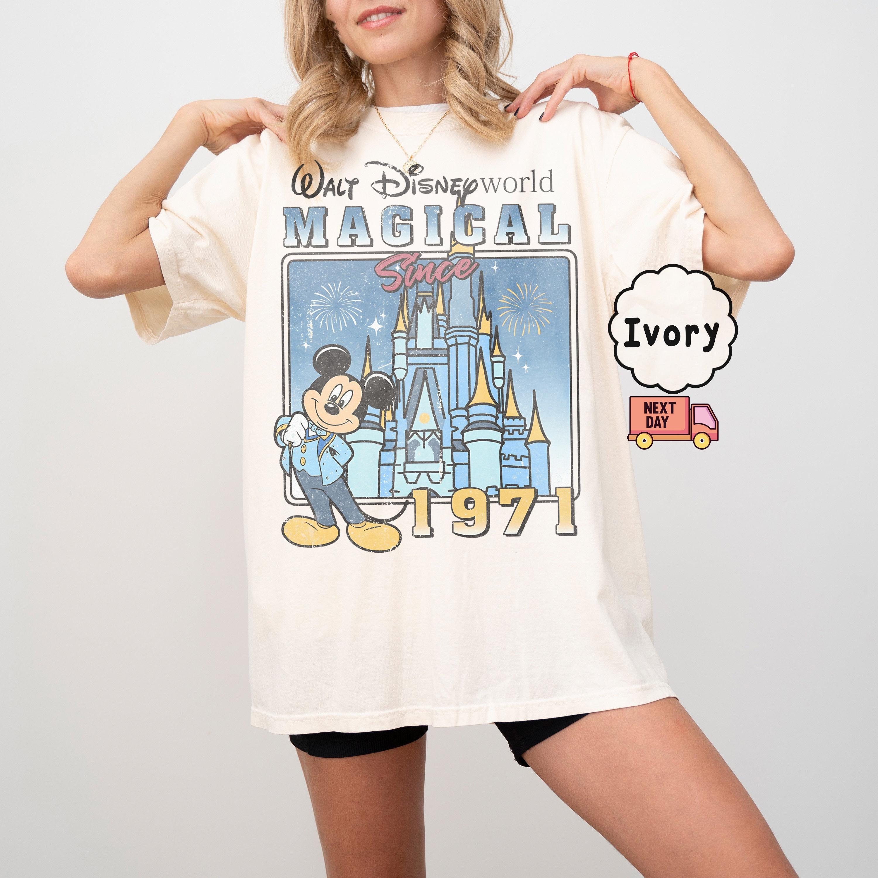 Mickey Disneyworld 1971 Comfort Colors Shirt, Retro Mickey Mouse Shirt, Disney Trip Shirt, Magic Kingdom, Disneyworld Trip 2025 Family Shirt