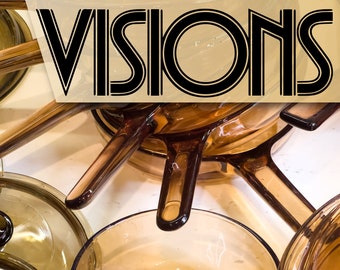 Major Restock! Visions by Corning Cookware - Assorted Pieces, some new/open box - all in great condition