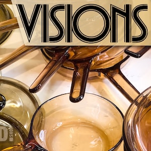 Major Restock! Visions by Corning Cookware - Assorted Pieces, some new/open box - all in great condition