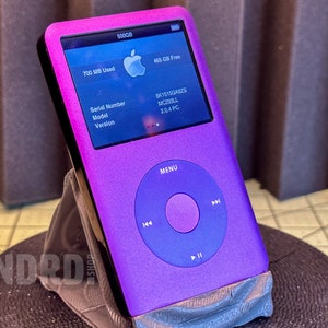 Custom Taptic Modded 1TB Alĺ Purple iPod Classic 7th Gen - 3000mah Battery  - Haptic Feedback!