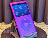 Custom Taptic Modded 1TB Alĺ Purple Ipod Classic 7th Gen - 3000mah