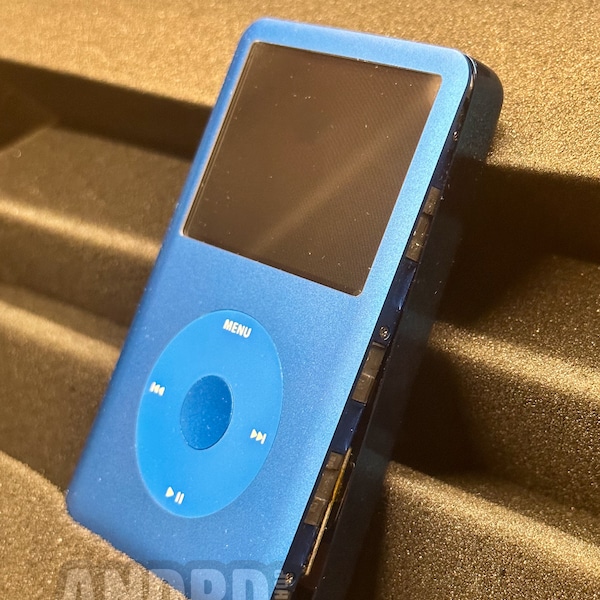 Custom Taptic Modded All Blue iPod Classic 7th Gen - 3000mah Battery - Your Choice of Storage
