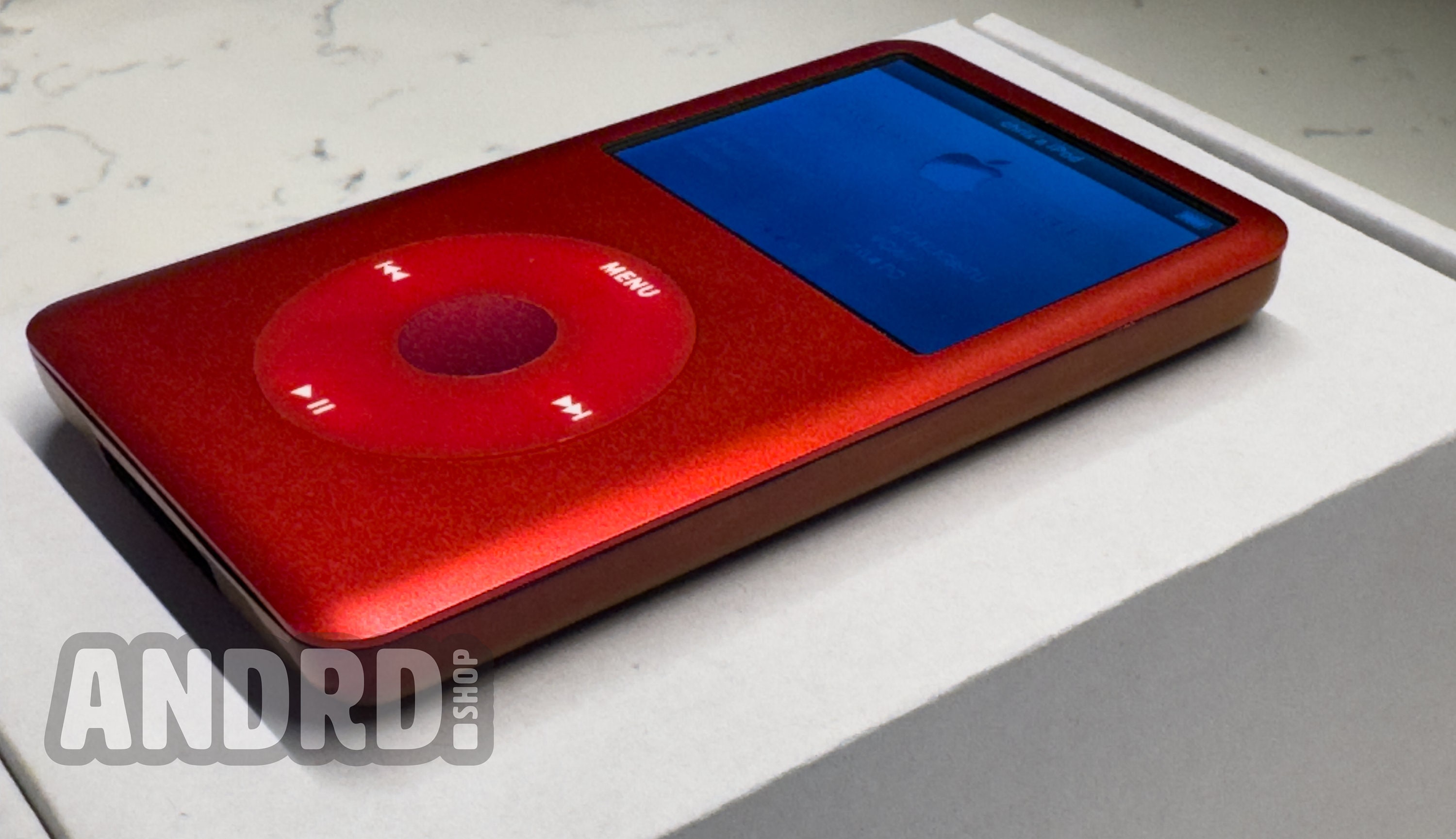 レッド/レッド 1TB iPod Classic 第7世代：3000mAhバッテリー、Taptic