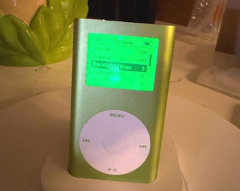 Built to Order - Heavily Modded Ipod Mini 2nd Gen - Green