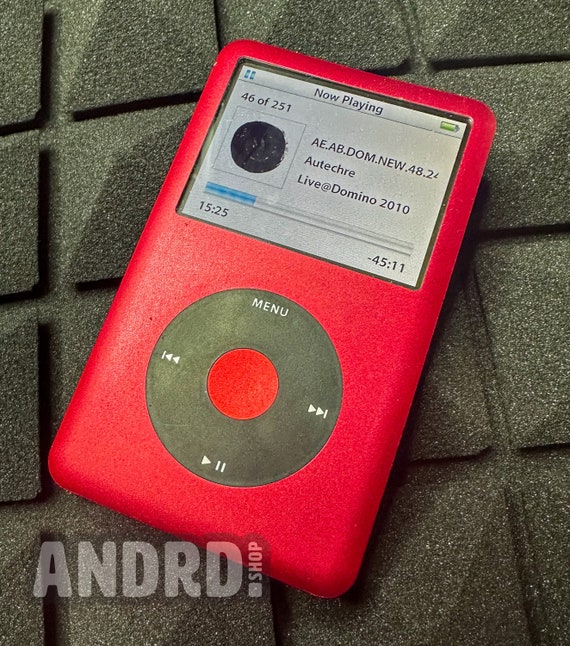 Frame Swapped iPod Video 5.5! 512G Taptic Mod 5.5 gen in a 6th & 7th Generation housing! Aluminum face - more durable.