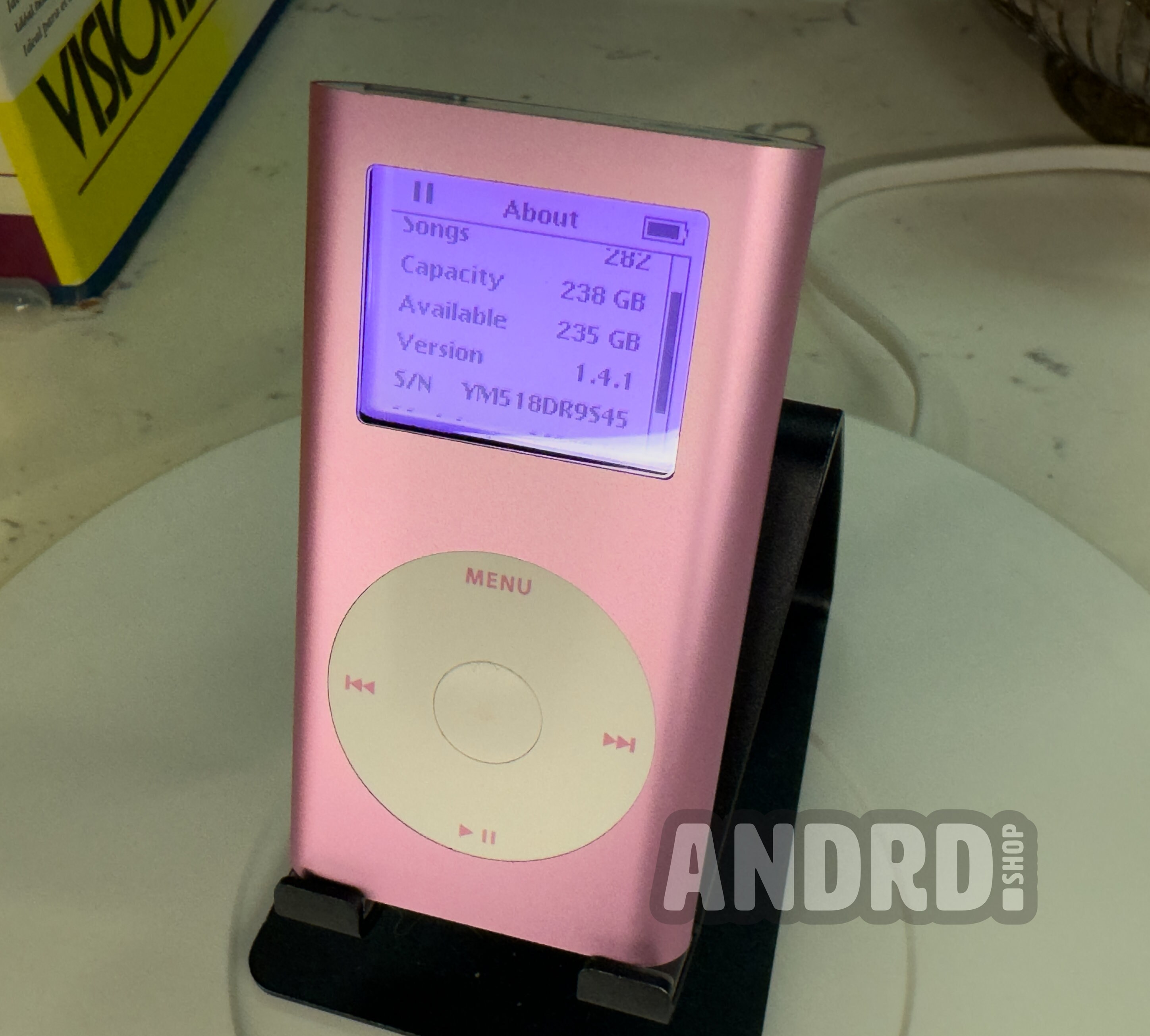 ★ILLIGO★ Apple Mini Card Back Pink 5011544490 Grade A+ Pink 256GB Ipod Mini 2nd Gen - Pink Backlight