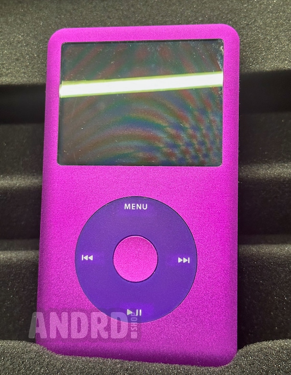 Custom Taptic Modded 1TB Alĺ Purple Ipod Classic 7th Gen - 3000mah