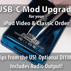 Limited availability  - USB-C Mod Upgrade for your iPod Order - reach out ahead of purchase