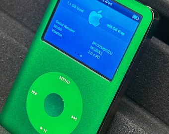 Custom All Blue Ipod Classic 7th Gen: Taptic Mod, 3000mah Battery