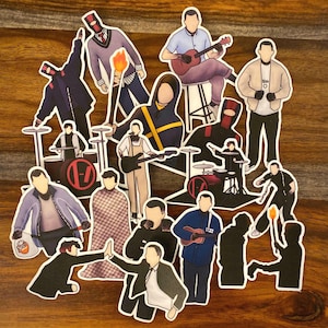 twenty one pilots Clancy inspired stickers, 21 pilots sticker, TOP, TØP