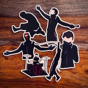 twenty one pilots "The Contract" inspired stickers, Breach sticker, Clancy, 21 pilots sticker, TOP, TØP