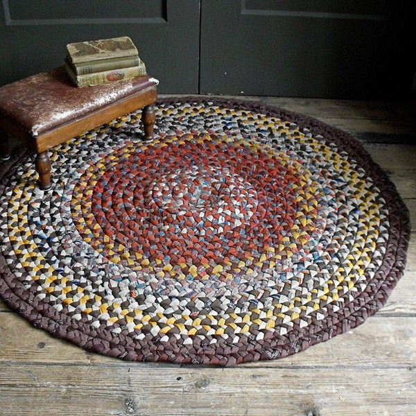 Vintage Braided Rug