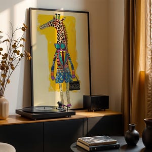 Nursery Wall Art – Safari Animal Print for Kids Room – Jungle Theme Baby Decor – Cute Leopard Poster – Boho Safari Nursery Art