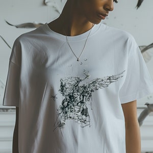 Hand-Drawn Fantasy Art T-Shirt: Ferhat Edizkan Cucullatus Design